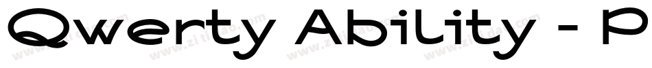 Qwerty Ability - Personal Use字体转换